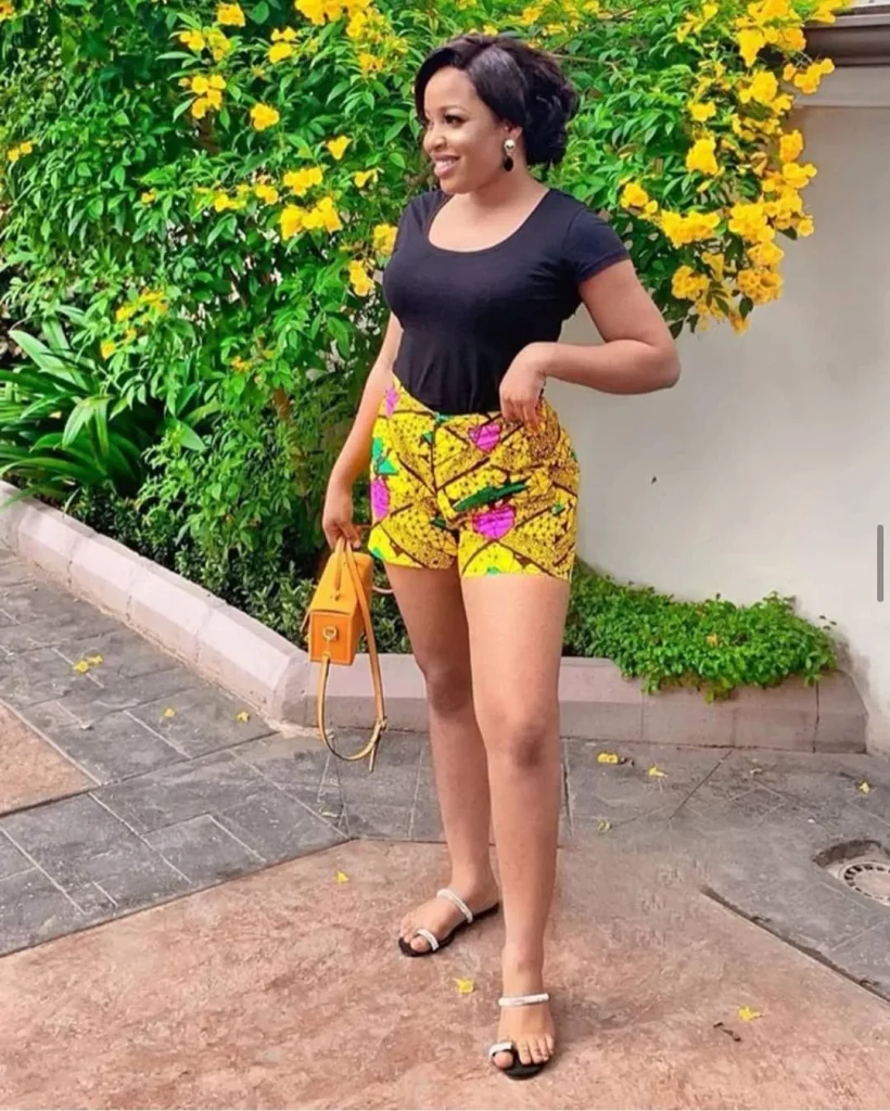 Super Stylish Ankara Shorts For Ladies Short and top for Ladies