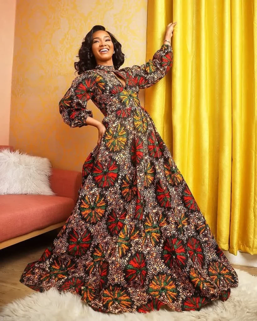 Ankara maxi clearance gown