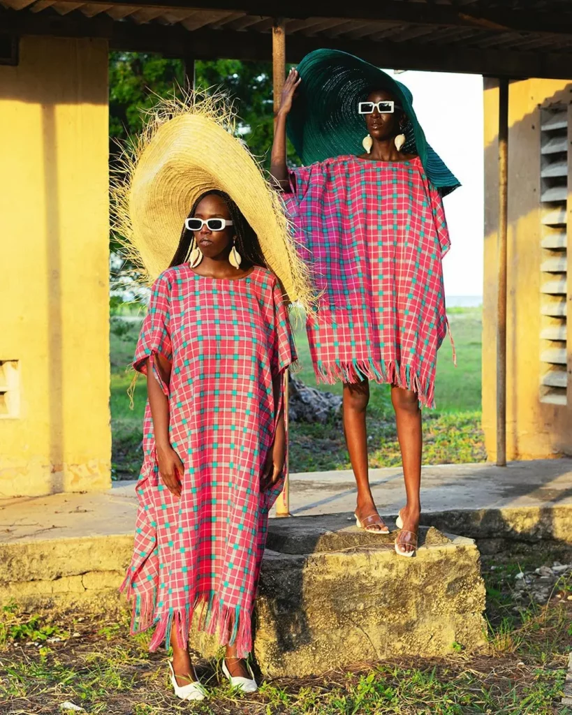 African Kikoy short dress 