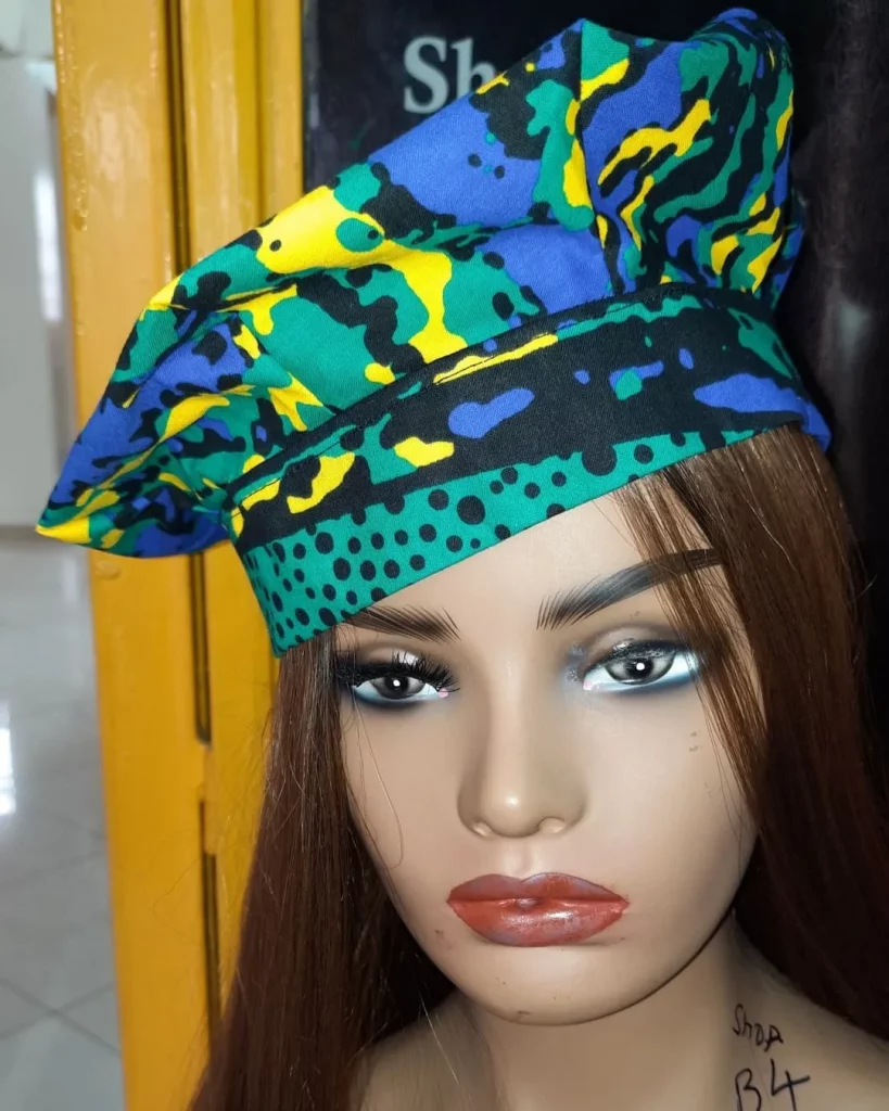 African Fabric Hat