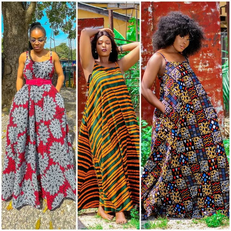 Trendy Ankara Maxi Gown Styles 2024 Eucarl Wears