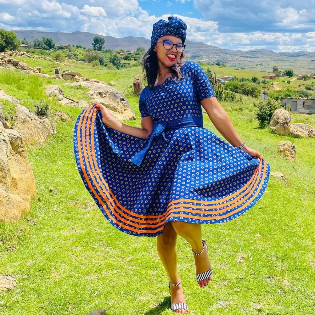 beautiful collection Lesotho Seshoeshoe and Shweshwe Dress Designs
