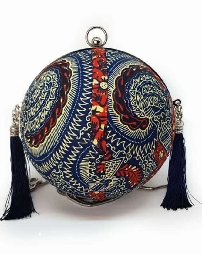 Ankara clutch purse