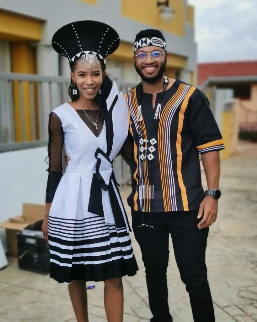 Stunning Xhosa traditional Attire for Couples Fashion 