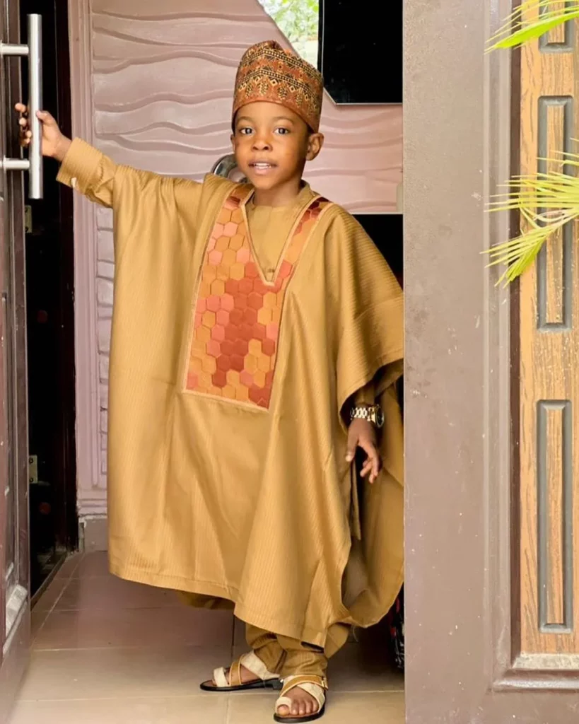 Agbada Style for male child