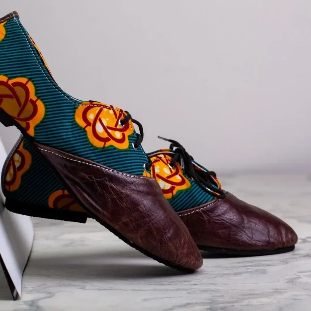 Men ankara shoes  - Nigeria male Ankara shoes