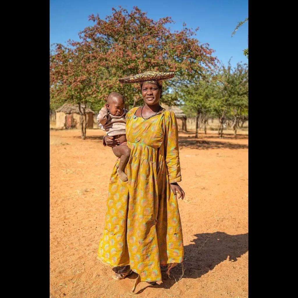 Prints of An Herero woman in traditional attire