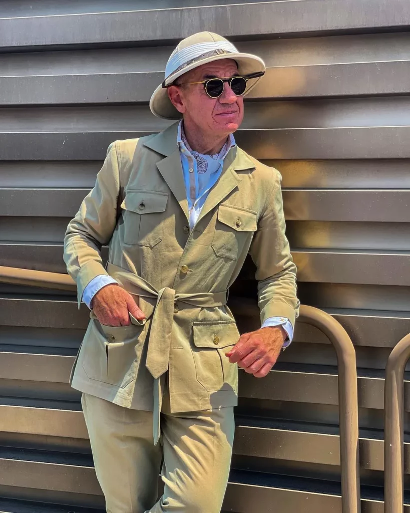 French safari suit