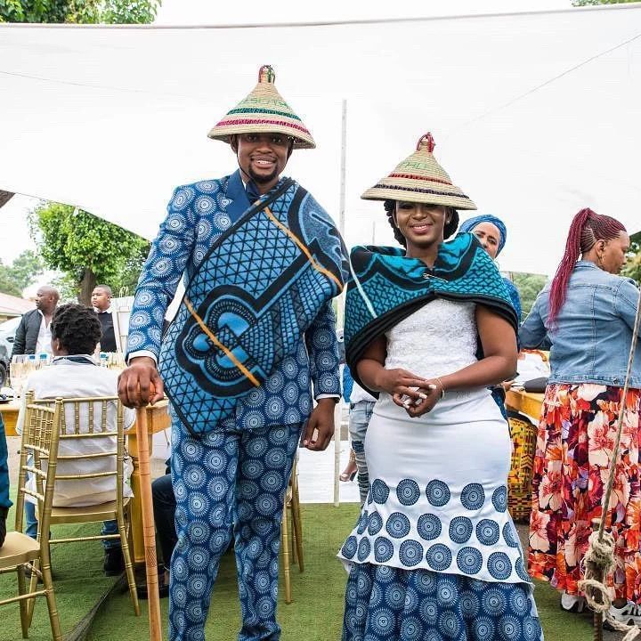 Sotho Traditional Attire For Couples ideas