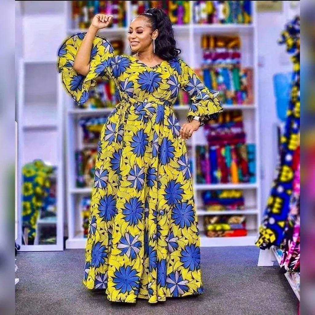 Ankara Maxi Dresses 2021 : Top Trending Maxi Styles