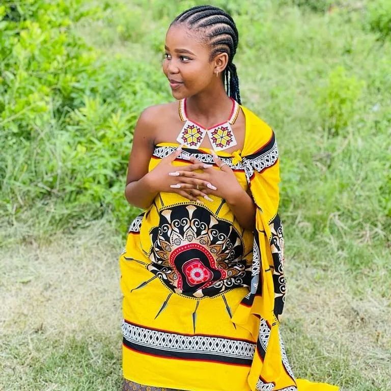Yellow Swaziland clothing