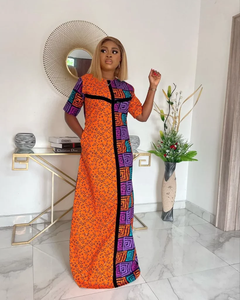 Ankara kaftan hotsell with embroidery