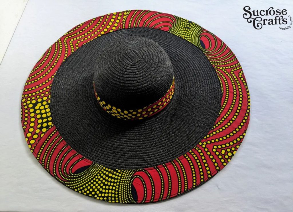 
Ankara Oversized Sun Hat / Summer Hat 