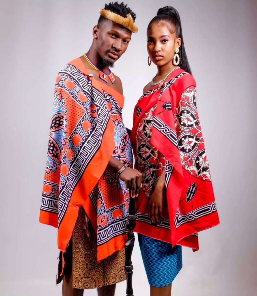 Swazi male regiments at a Swazi traditional wedding