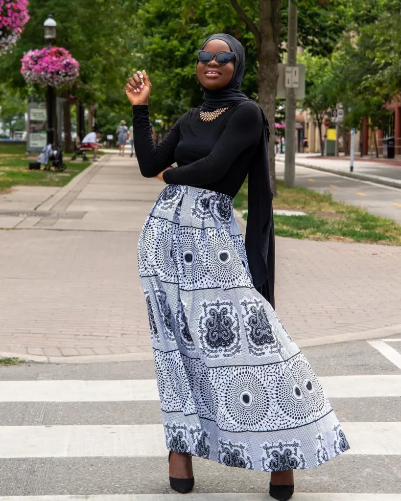 Amazing Ankara maxi skirts styles