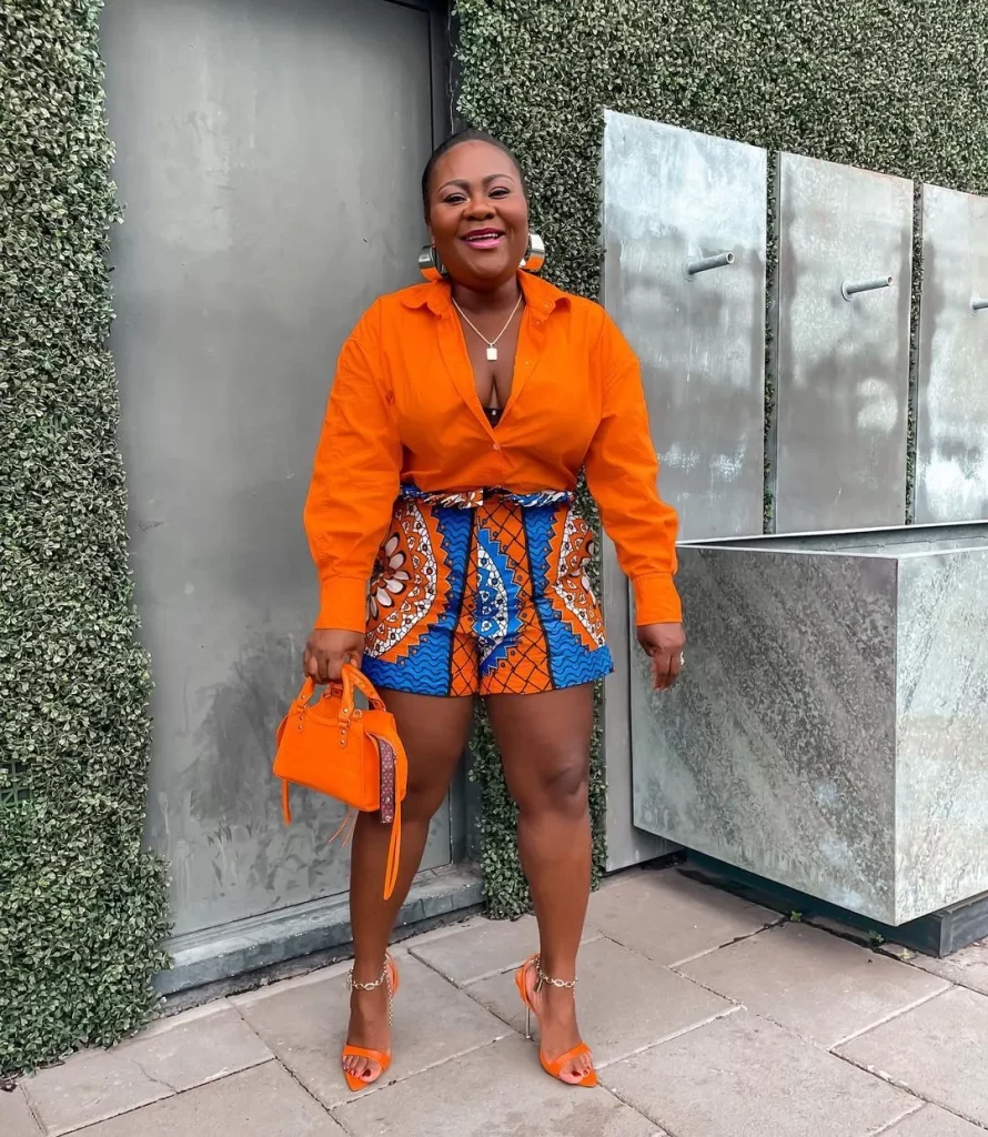 Super Stylish Ankara Shorts For Ladies Ankara shorts for Plus Size ladies