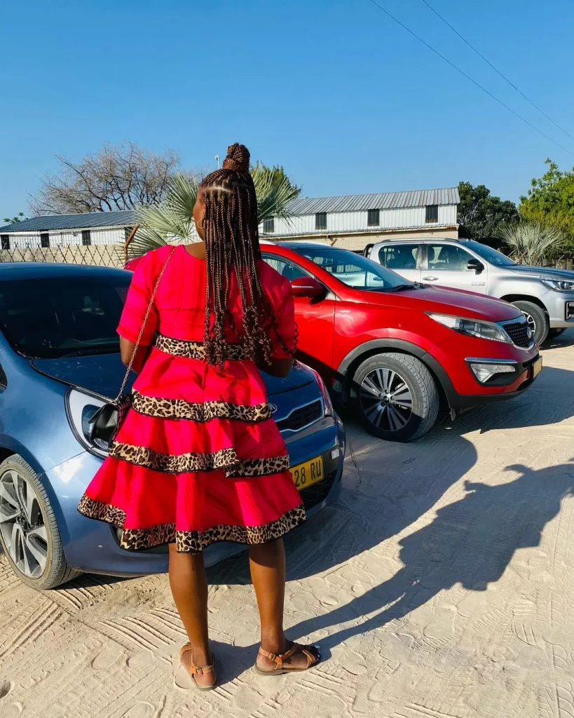 With some Namibian cultures, including the Oshiwambo ... people who showed up wearing their traditional Oshiwambo attires