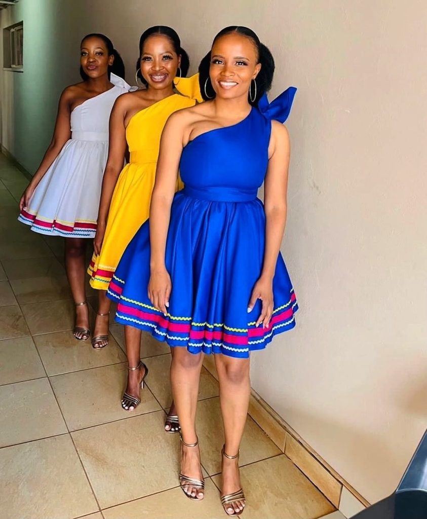 Xhosa traditional wedding hot sale dresses for bridesmaids