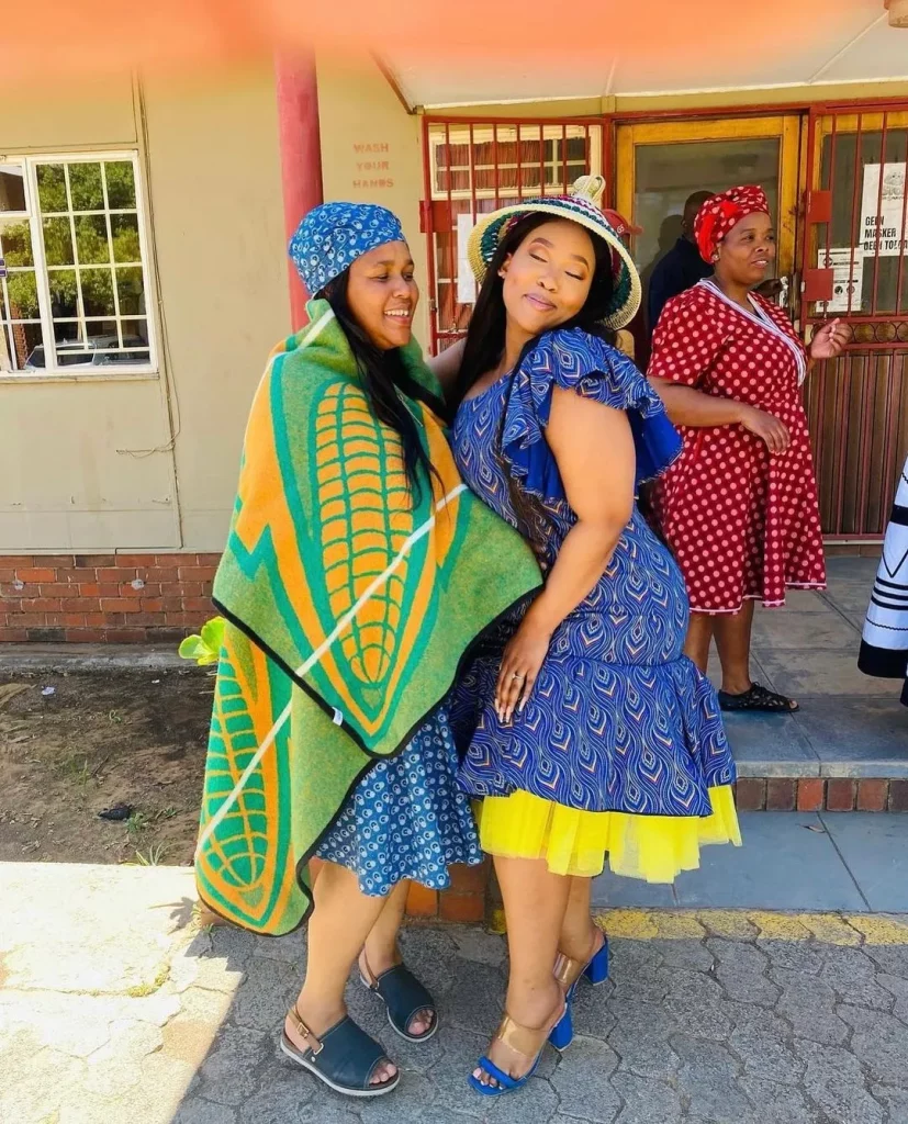 Seshoeshoe Dresses For makoti lesotho