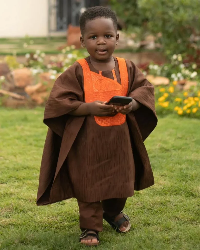 Stunning Agbada styles for kids