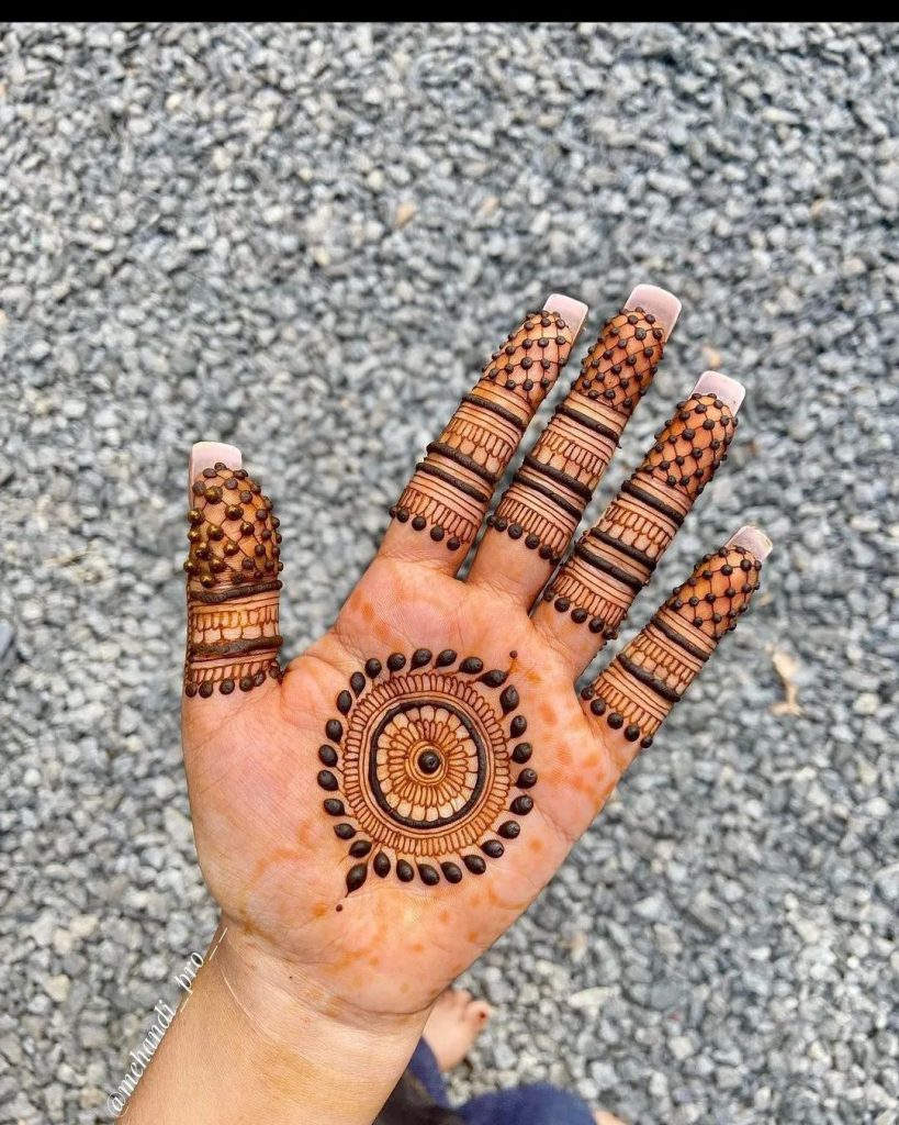 Traditional henna designs