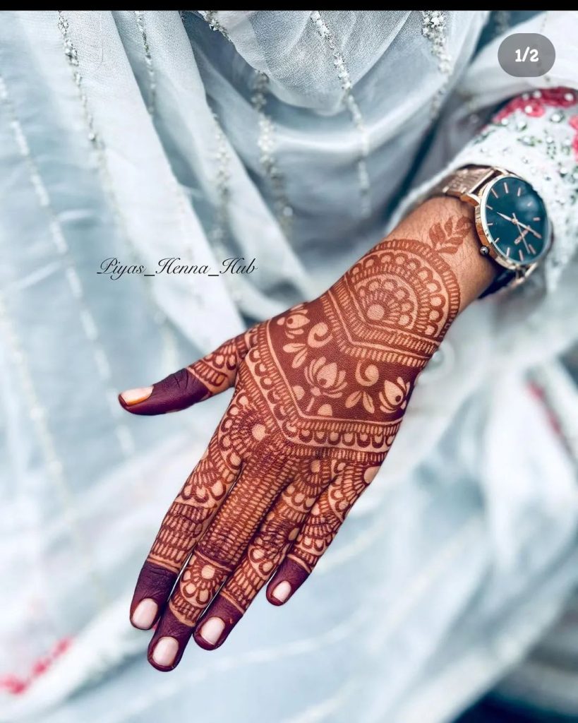 Henna Designs front hand