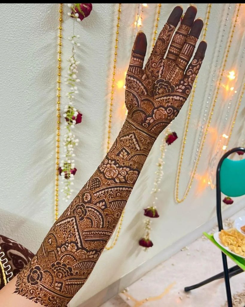 Traditional henna designs