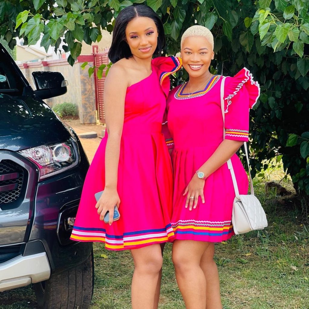 Sepedi traditional dresses for makoti