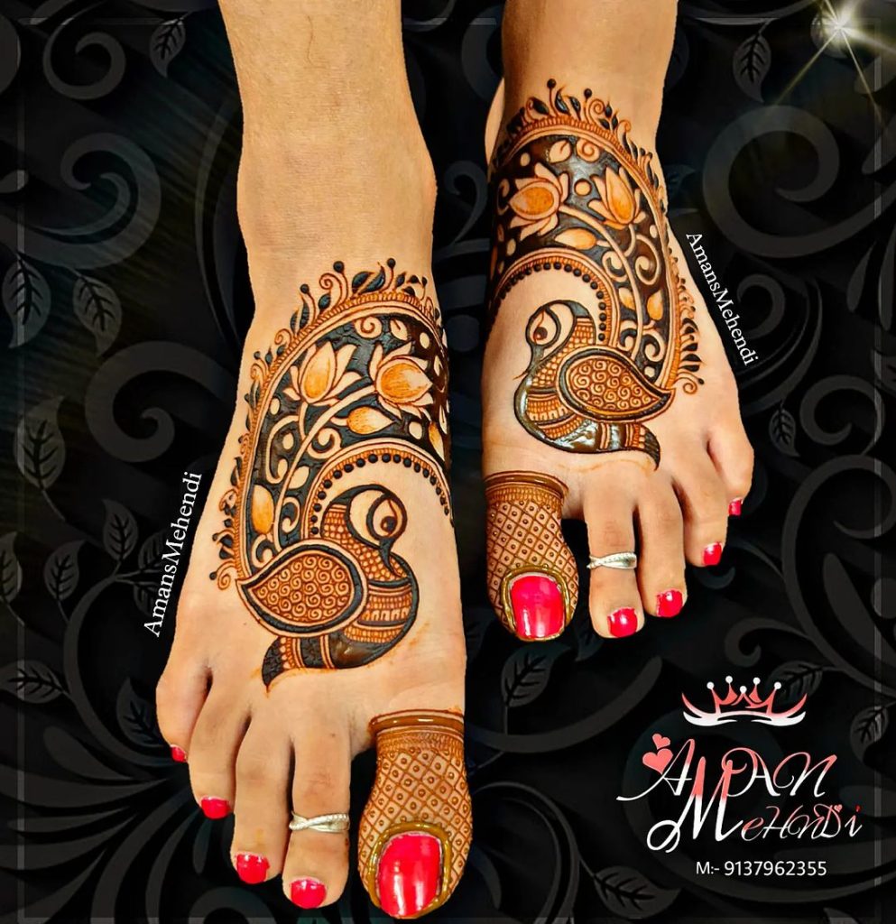 Henna designs for feet