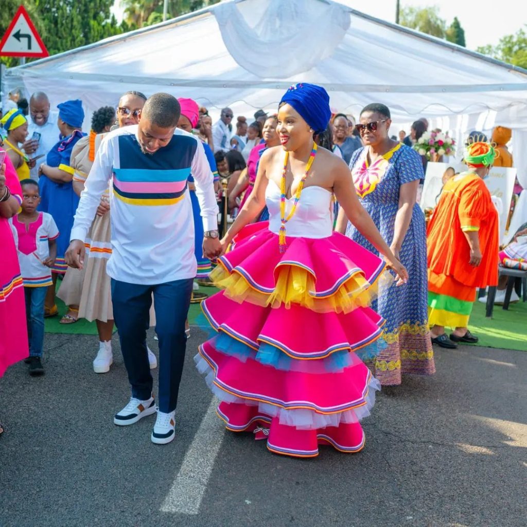 South African Brides in Traditional Wedding Dresses 