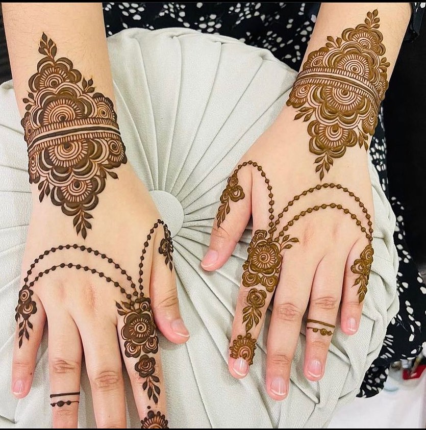 fun Henna Hand Designs Art