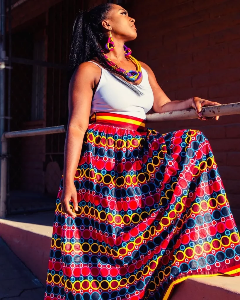African prints Maxi skirts