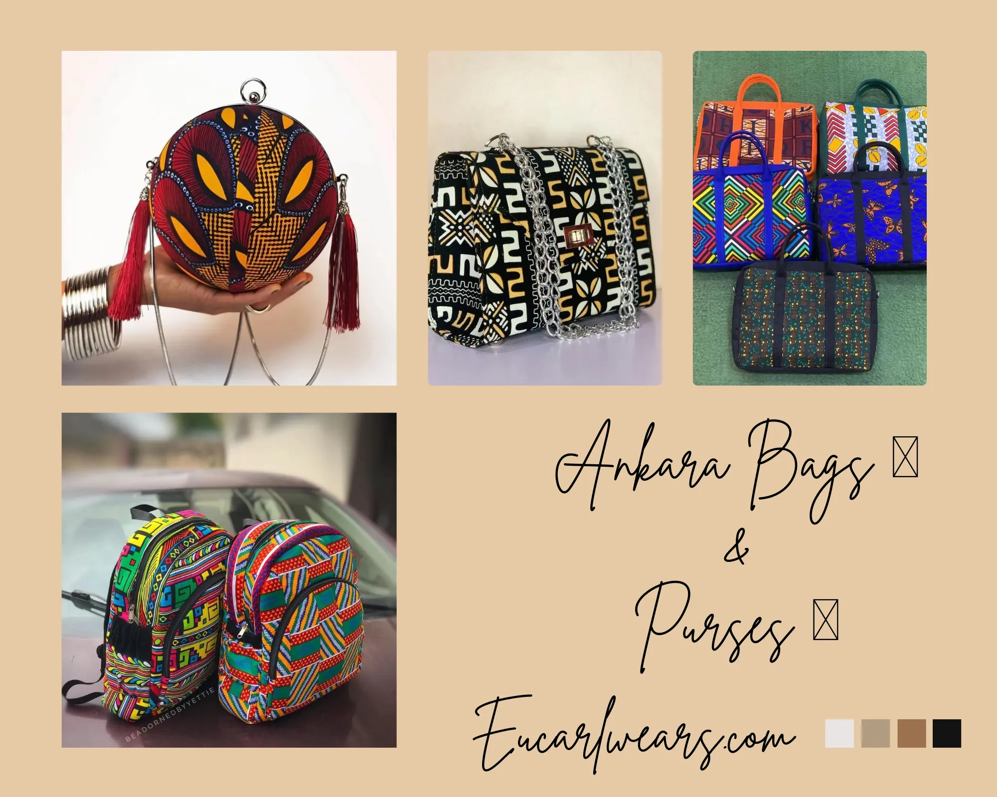 Ankara Bags And Purses