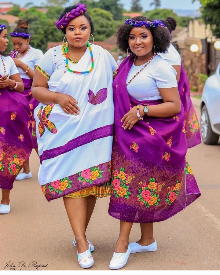 Traditional Tsonga Bridemaids Dresses