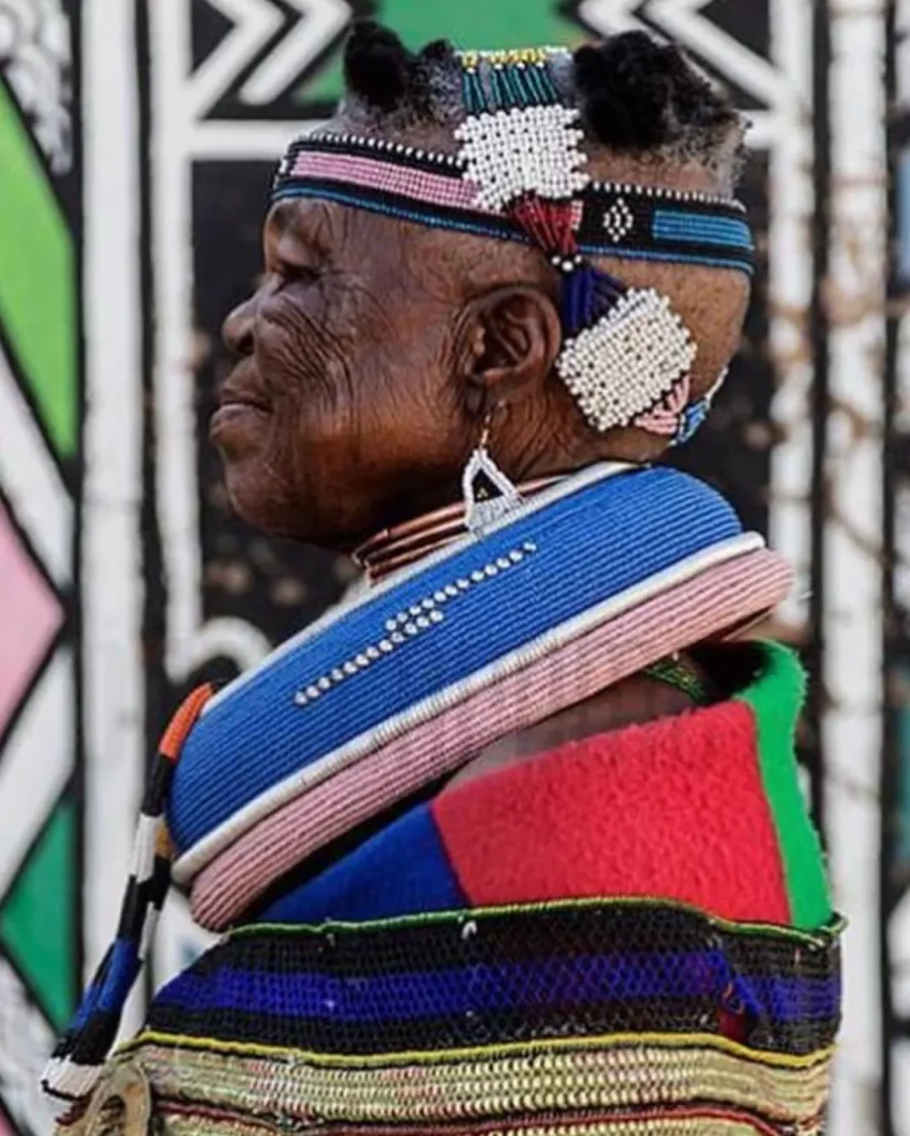 Modern Ndebele traditional attire for ladies