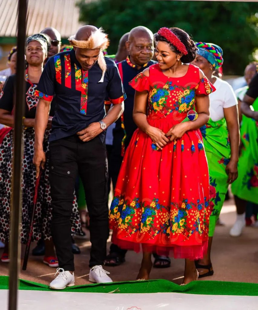 Traditional Tsonga Attire for Couples