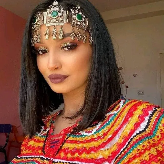 The traditional Kabyle dress