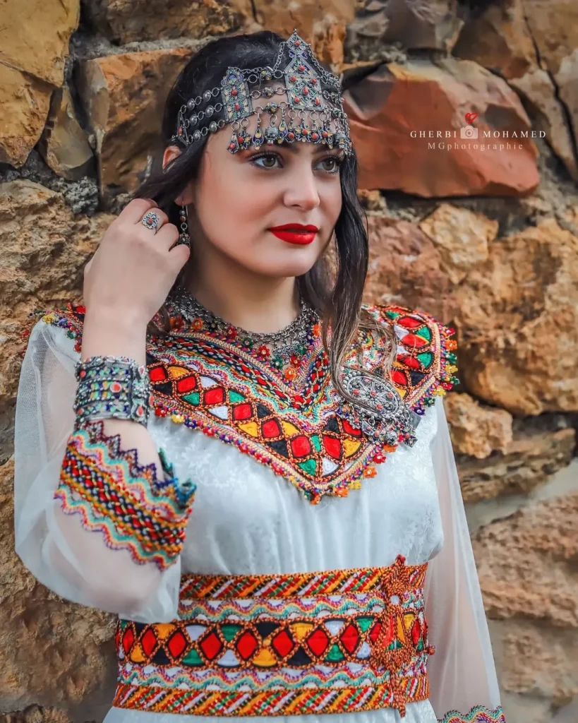 Algerian traditional Kabyle dress