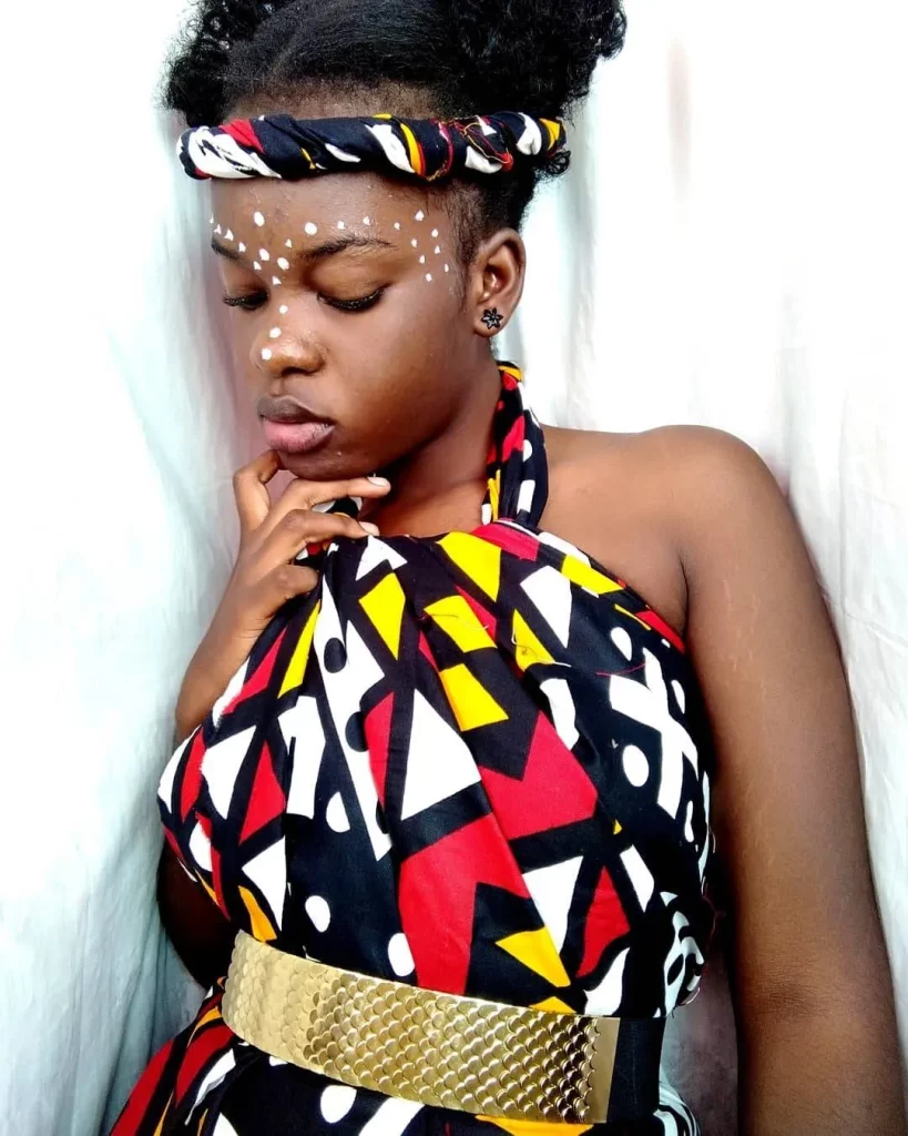 African pattern wax design Kizomba Samakaka Ankara print Angola Sleeveless Top