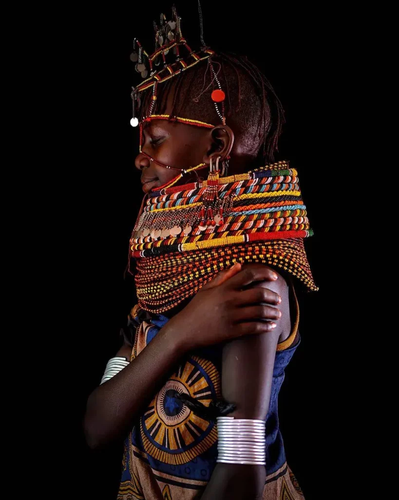 Turkana girl, Loiyangalani, Kenya