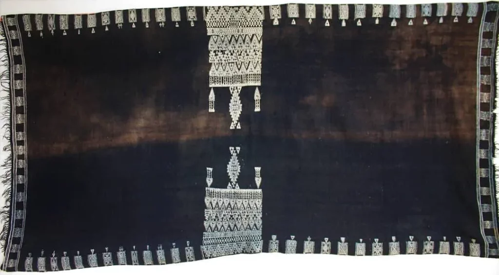 Vintage Tunisian Bakhnoug Textile, Wall Hanging Textile, Bed Throw, Home décor