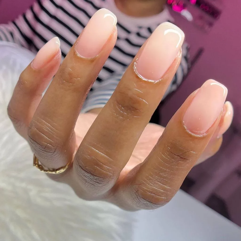One Simple Solid Colour · Nude Nails