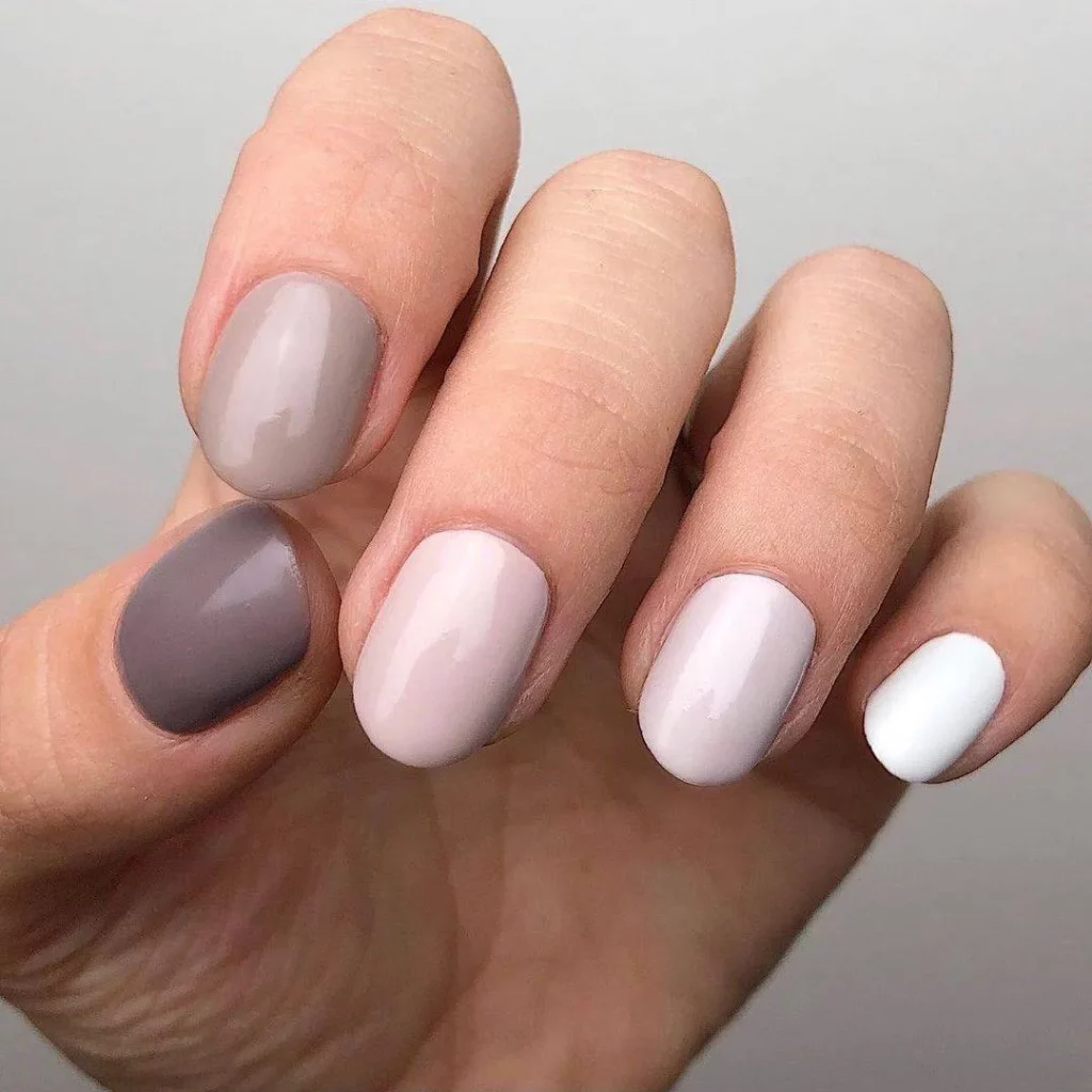 trendy taupe nail designs