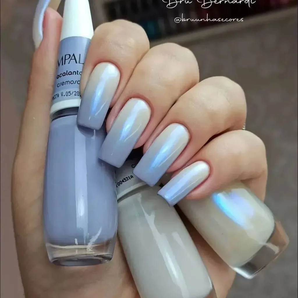 ombre nail art with ombre coffin nails