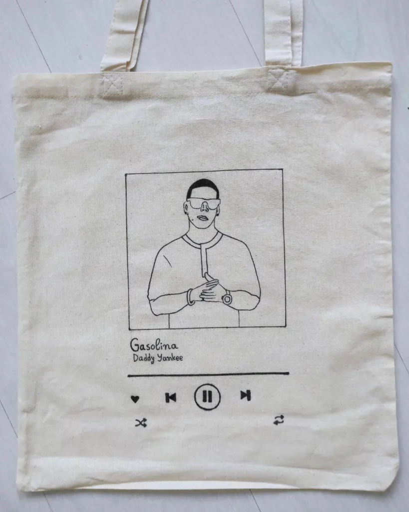 Artistic tote bag designs