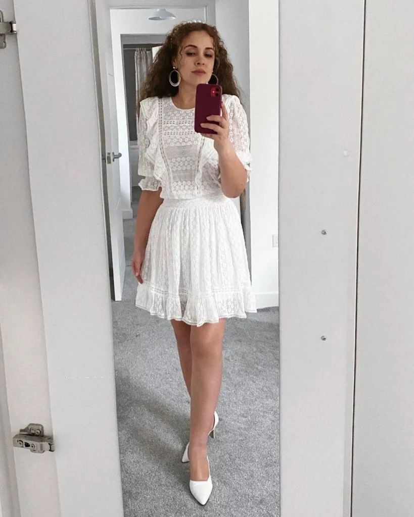babydoll white dress