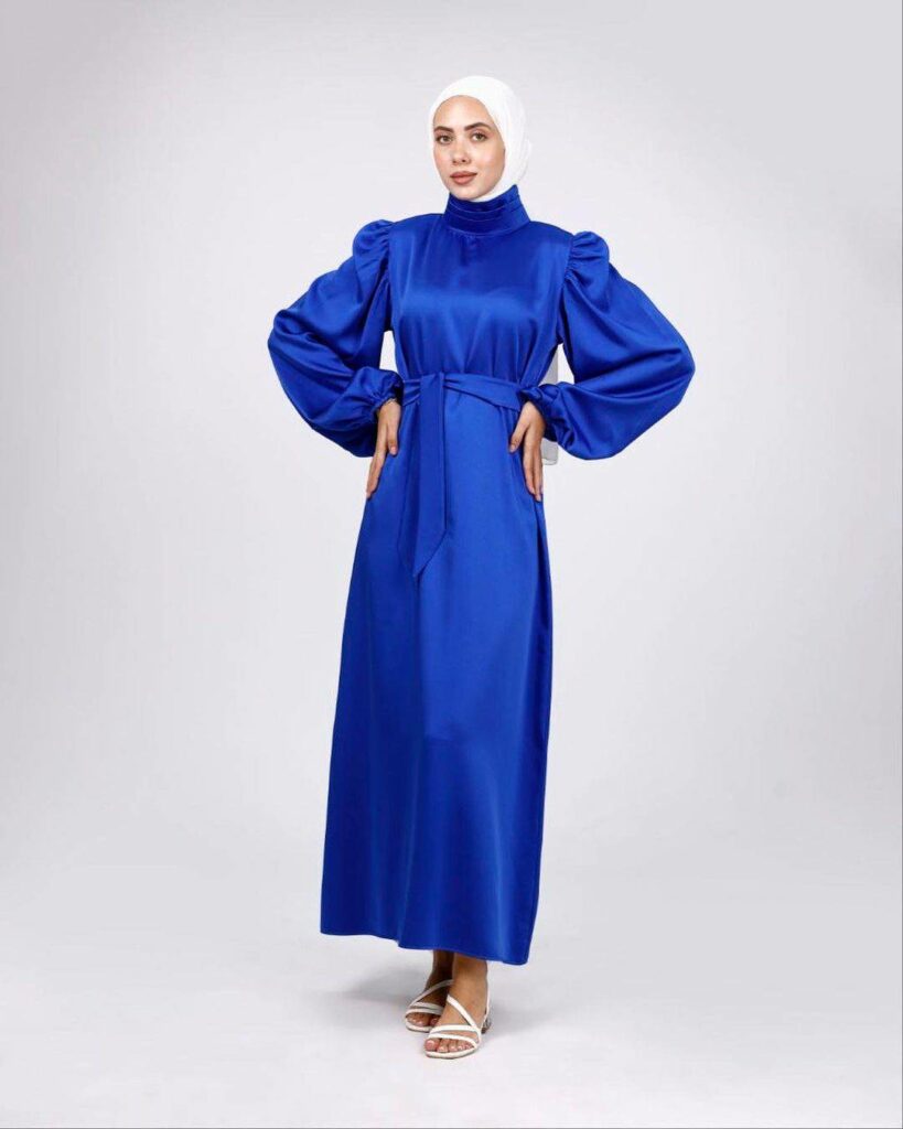 satin dresses for women with sleeves