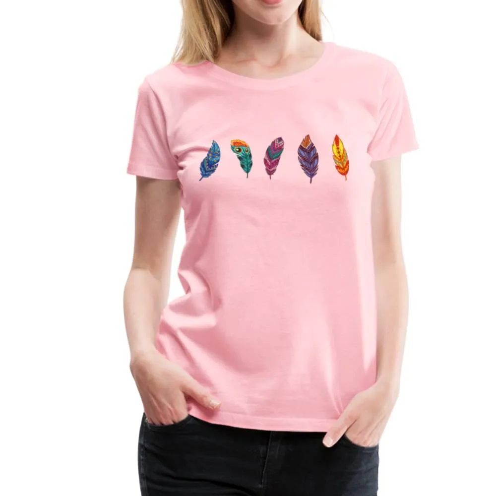 Women's pink t-shirts