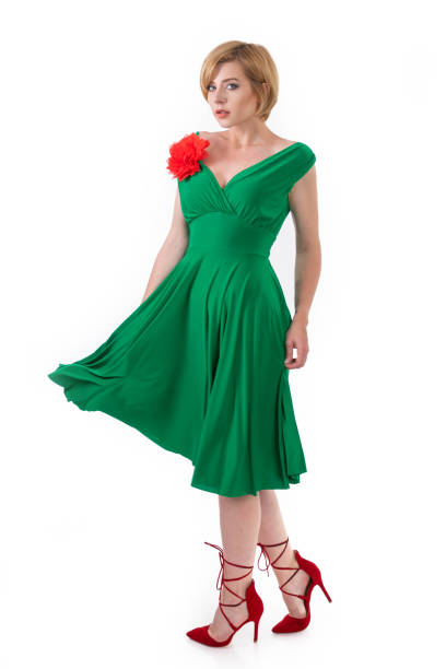 Red Shoes with a Green Dress